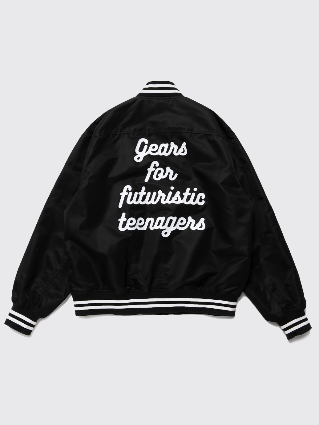 Human Made Nylon Stadium Jacket FW22 Black - OALLERY