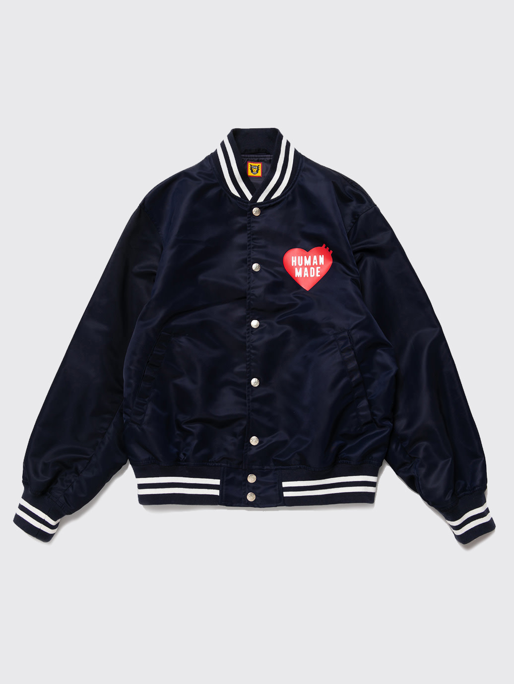 Human Made Nylon Stadium Jacket FW22 Navy - OALLERY