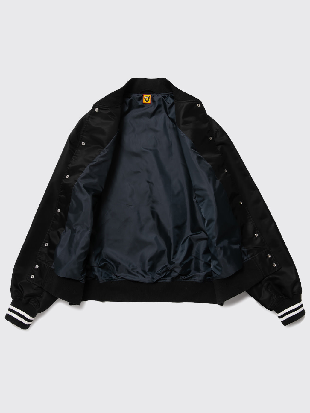 Human Made Nylon Stadium Jacket FW22 Black - OALLERY