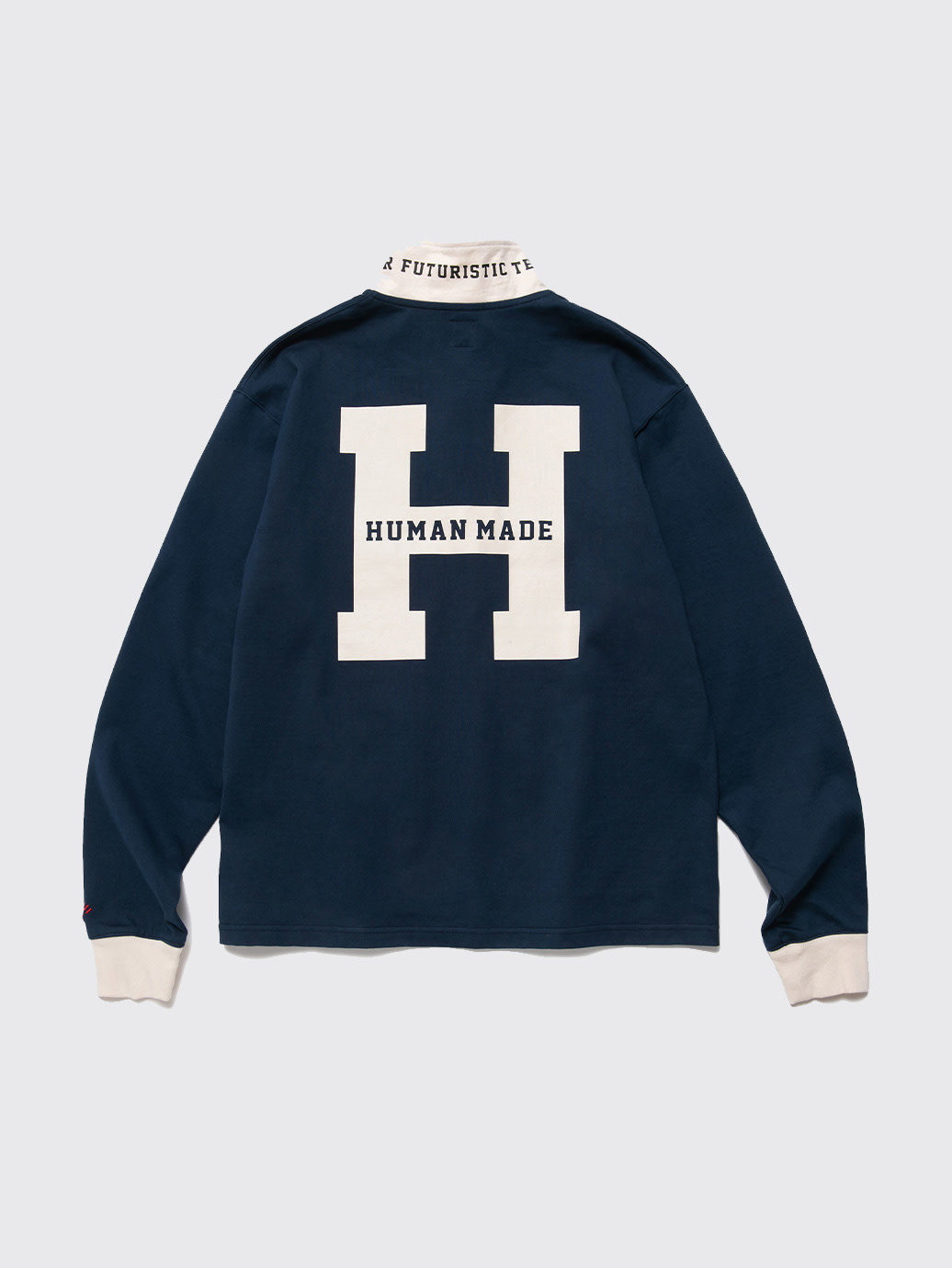 Human Made Rugby Shirt #1 FW22 Navy - OALLERY