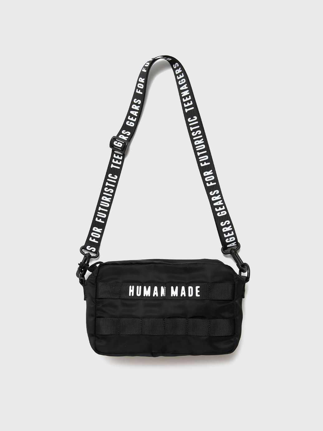 ブラックHuman Made - Military Pouch (Large) - メッセンジャーバッグ