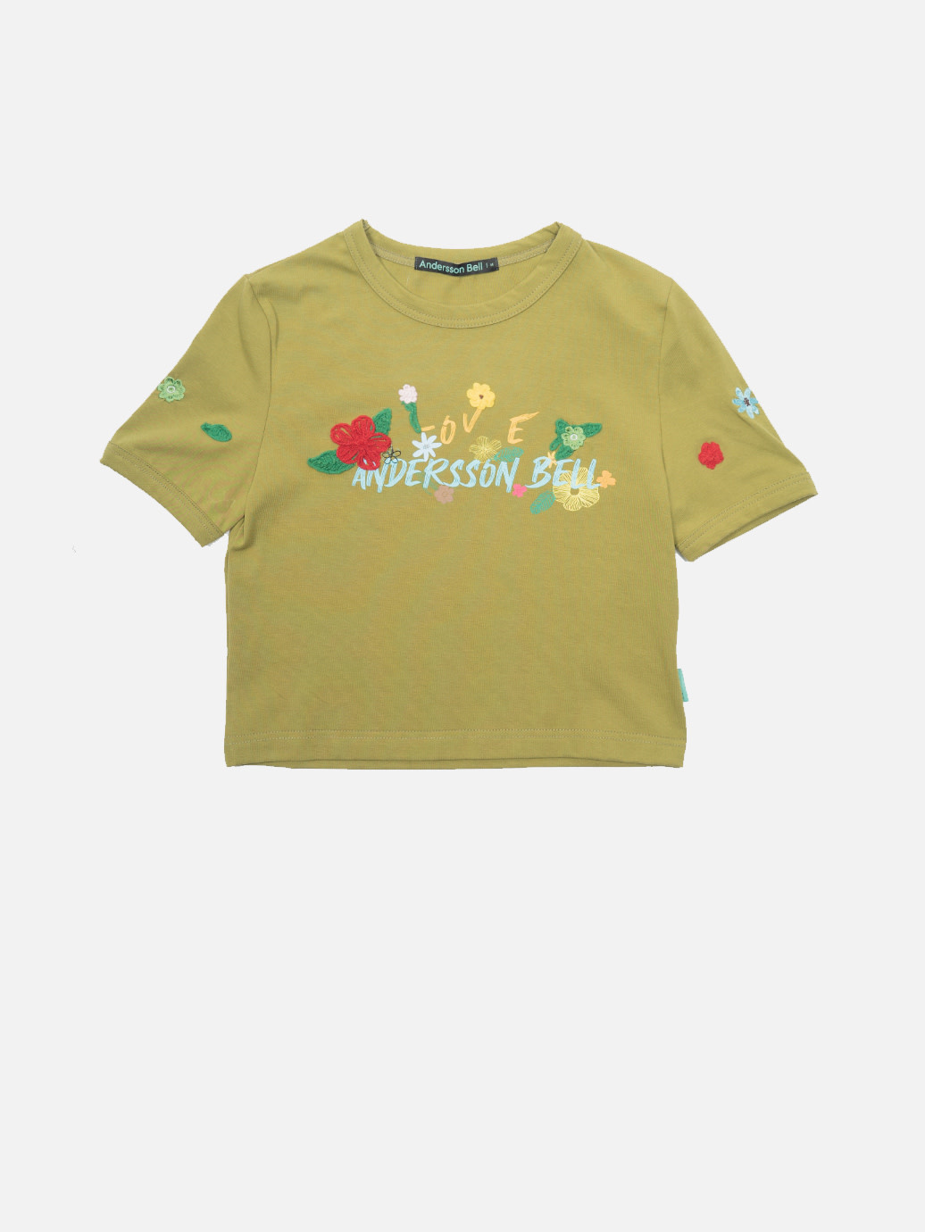Andersson Bell (Women) Dasha Flower Garden Logo T-Shirt Khaki