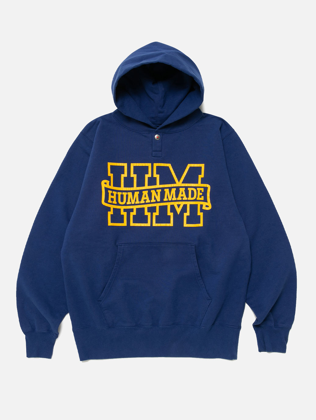 Human Made Snap Hoodie SS23 Navy - OALLERY