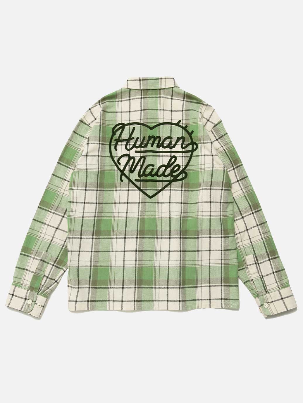Human Made Checked Overshirt SS23 Green - OALLERY