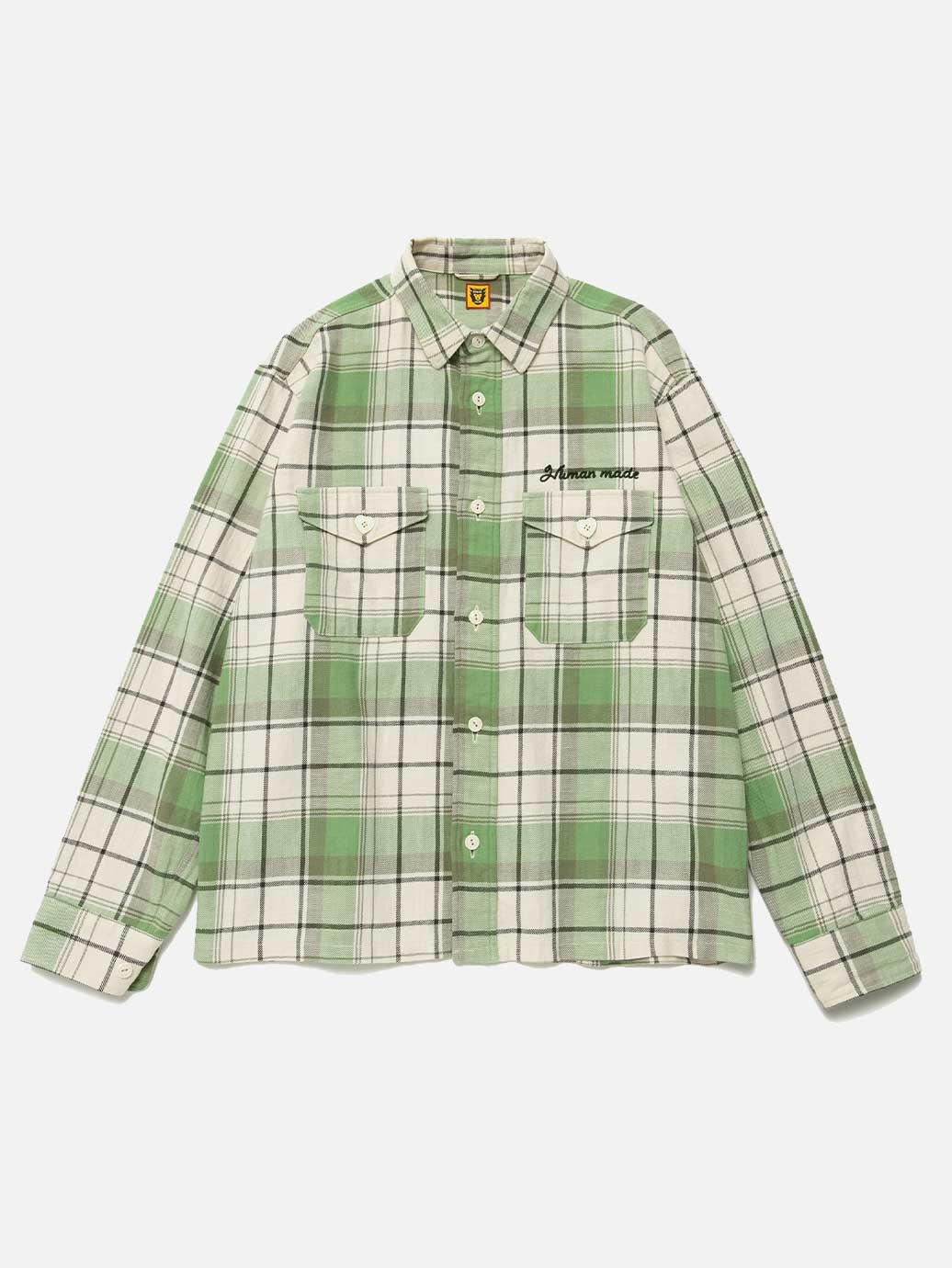 Human Made Checked Overshirt SS23 Green - OALLERY