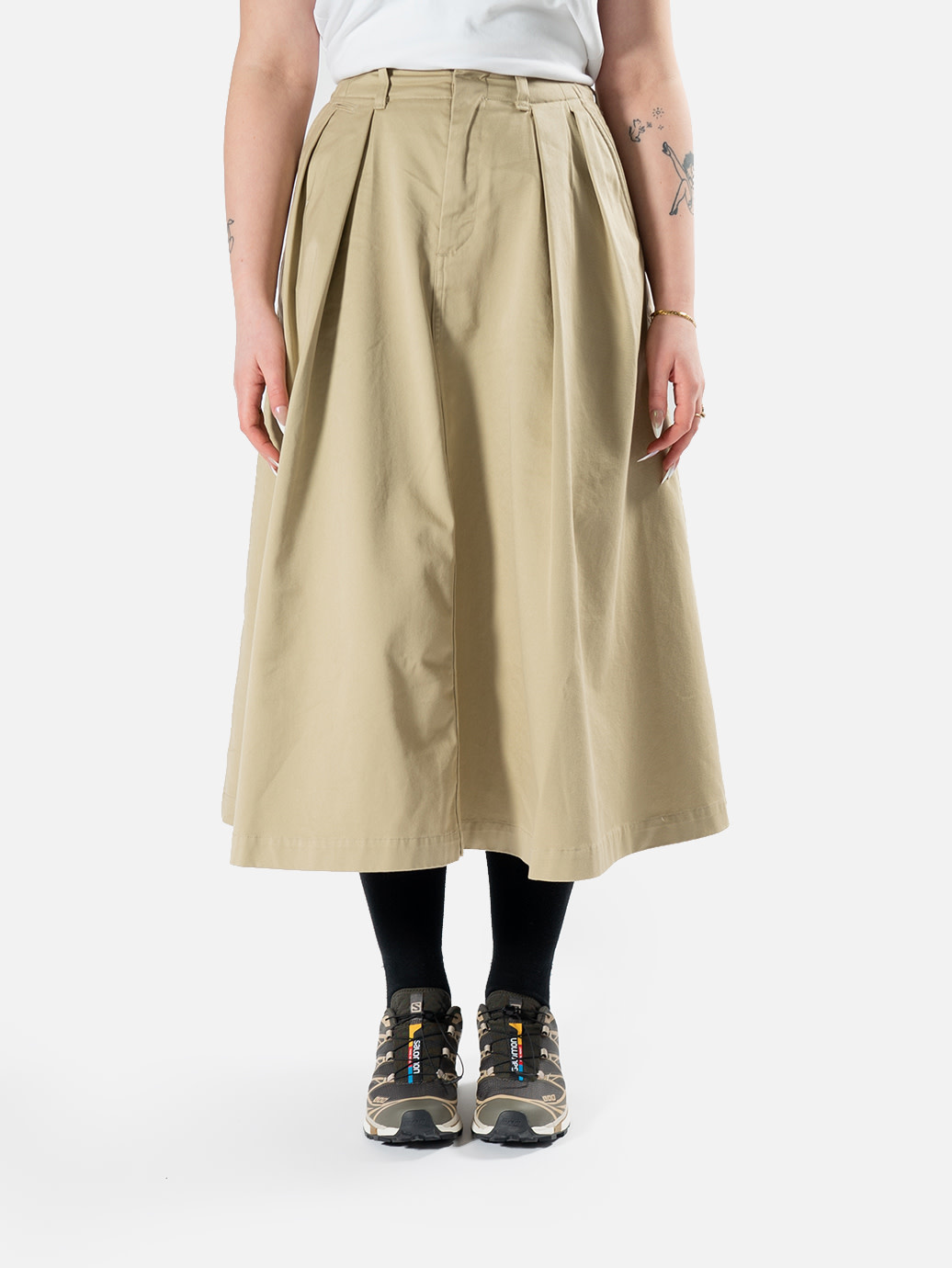 Nanamica Nanamica Chino Skirt Khaki