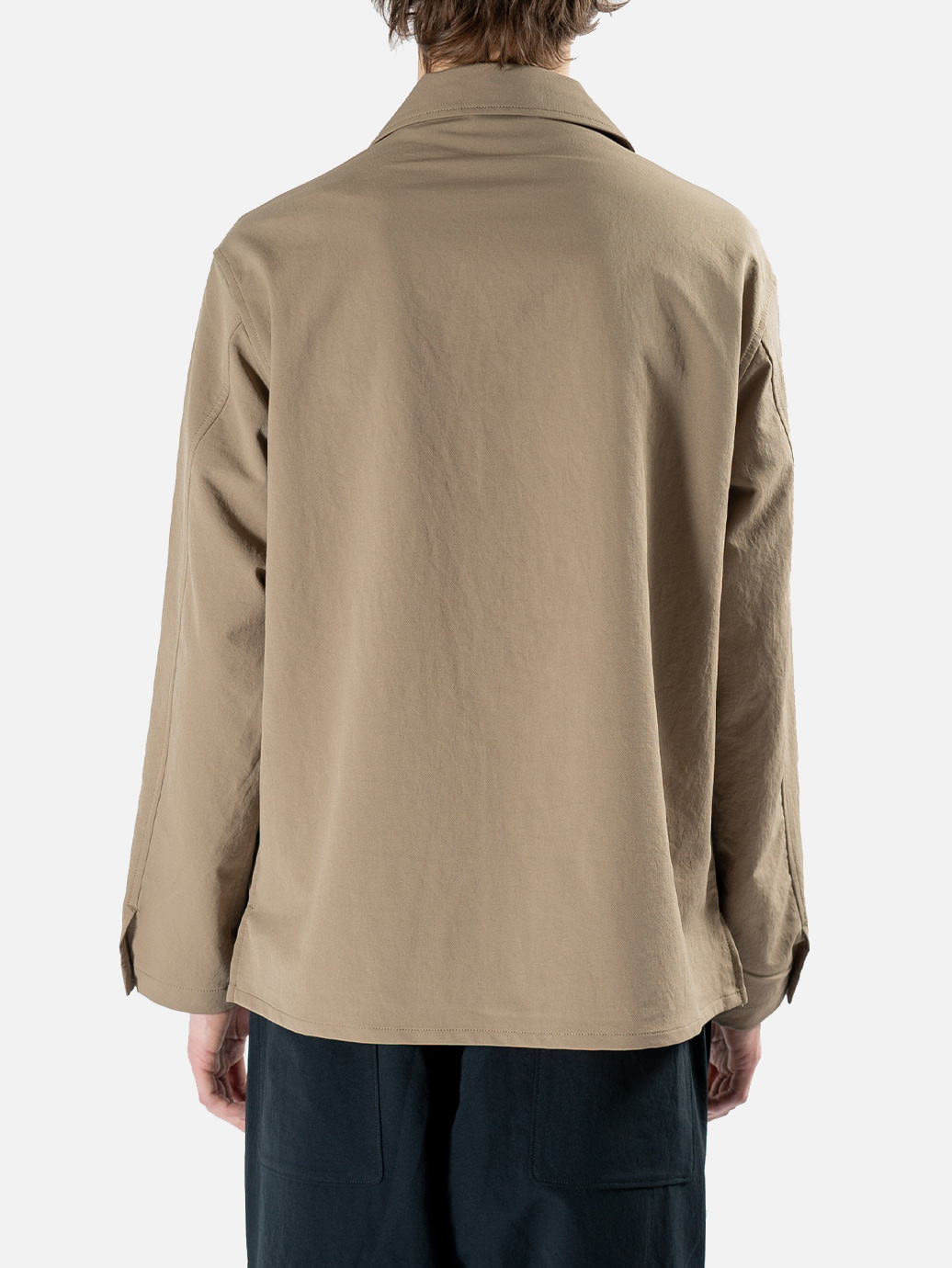 Nanamica ALPHADRY Shirt Jacket Taupe - OALLERY