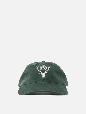 SOUTH2 WEST8 Strap Back Cap - S&T Emb. Green - OALLERY