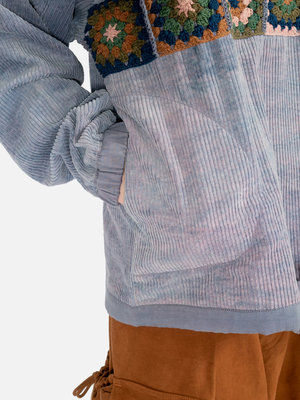 Story MFG Polite Pullover Purple Corduroy - OALLERY