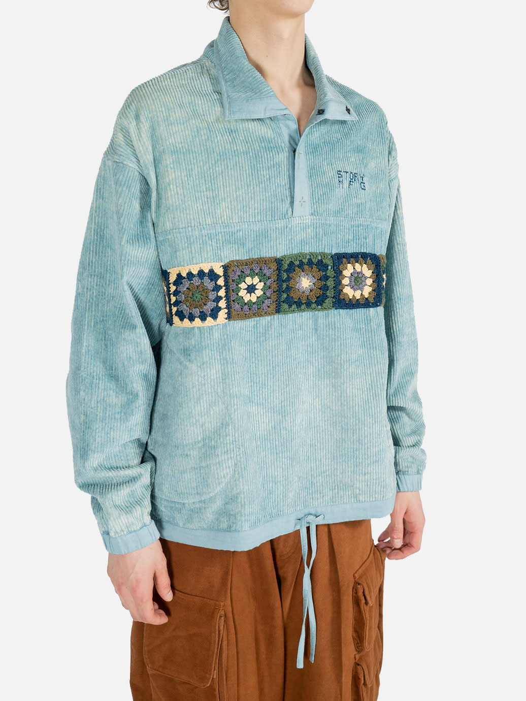 Story MFG Story MFG Polite Pullover Sky Corduroy -