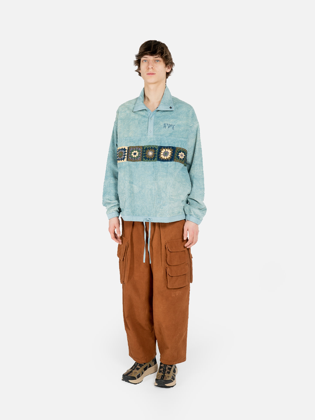 story mfg Forager Pants カーキ カーゴパンツ Lサイズ | angelesojeda.com