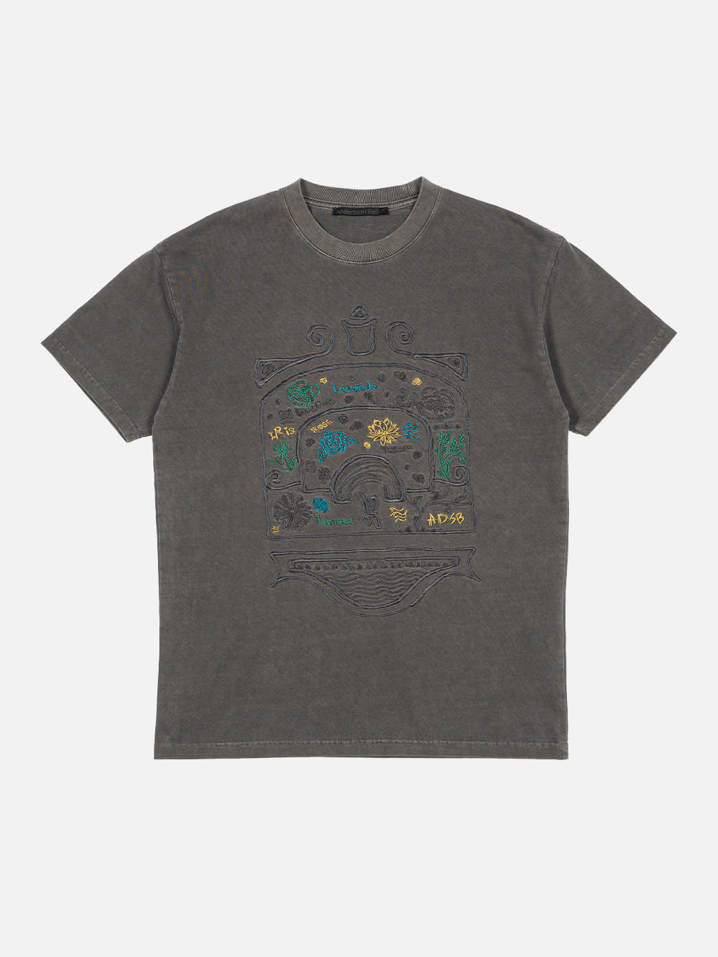 Andersson Bell (Essential) Unisex Overdyed Flower Palace T-Shirt