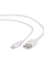 CableXpert USB oplaadkabel wit 2 meter