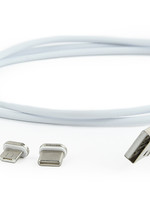 CableXpert Magnetische 3-in-1 USB oplaadkabel, 1 meter