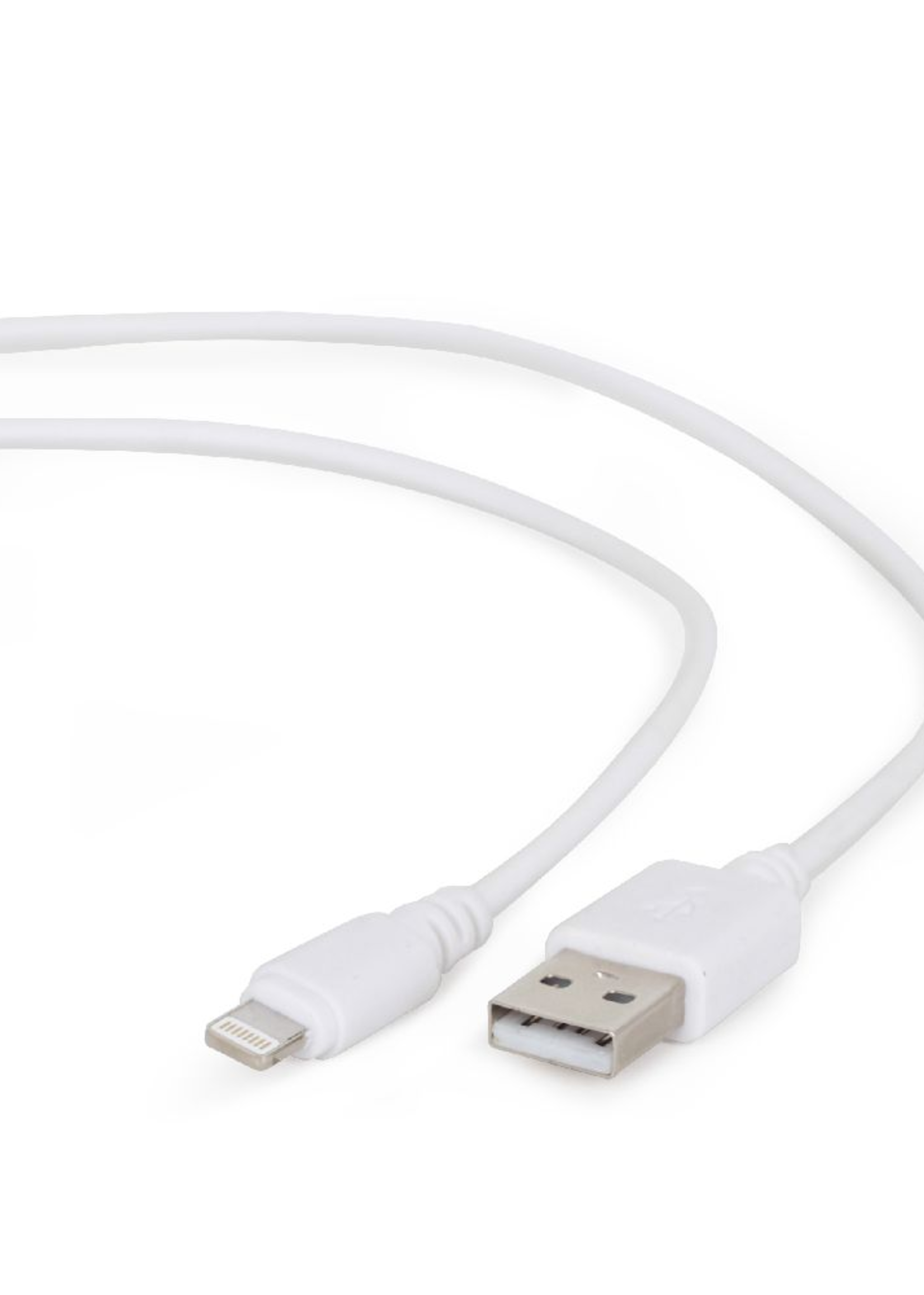 CableXpert USB oplaadkabel wit 0.5 meter
