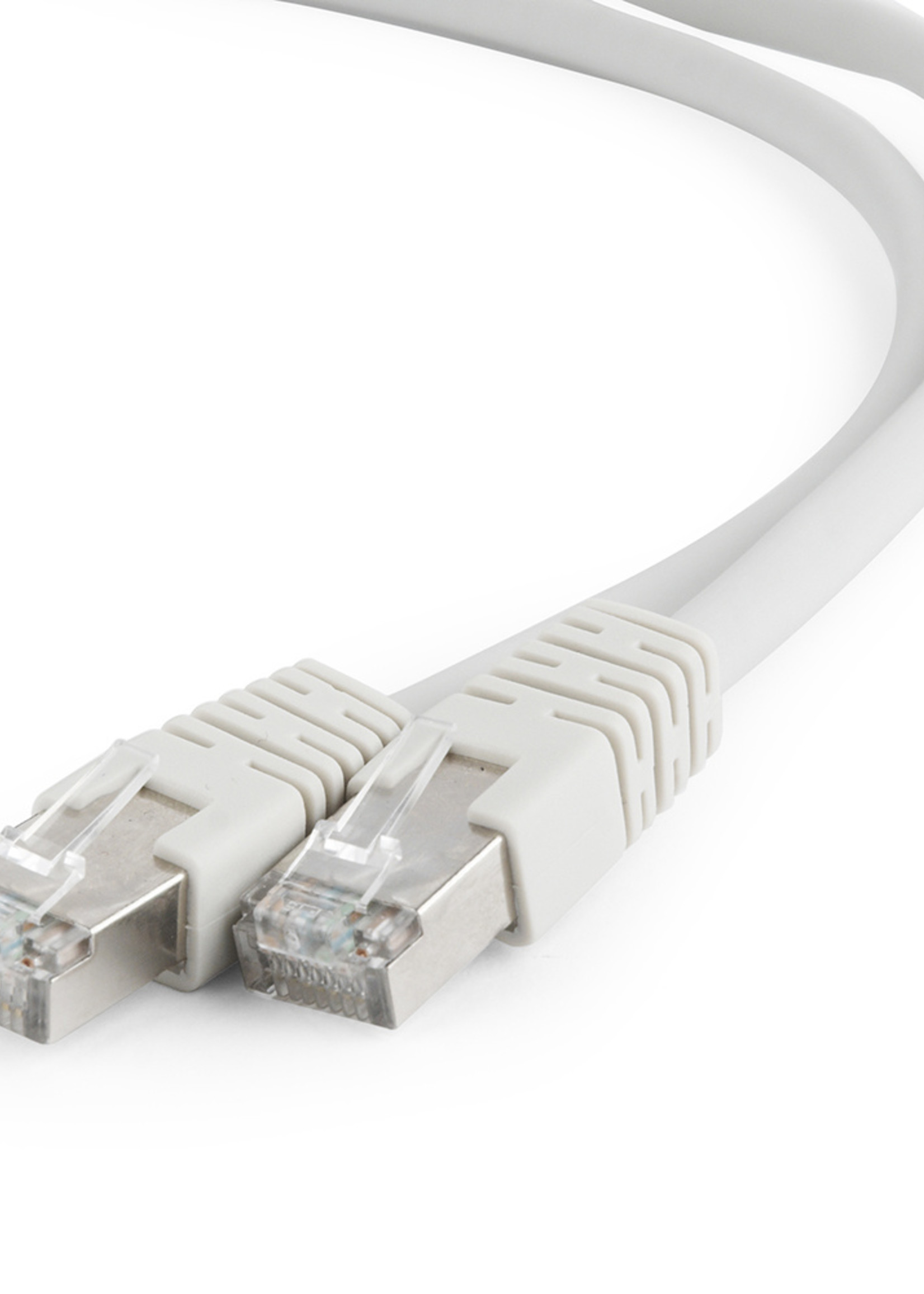 CableXpert S/FTP Cat6A patchkabel LSZH, grijs 0.25 meter