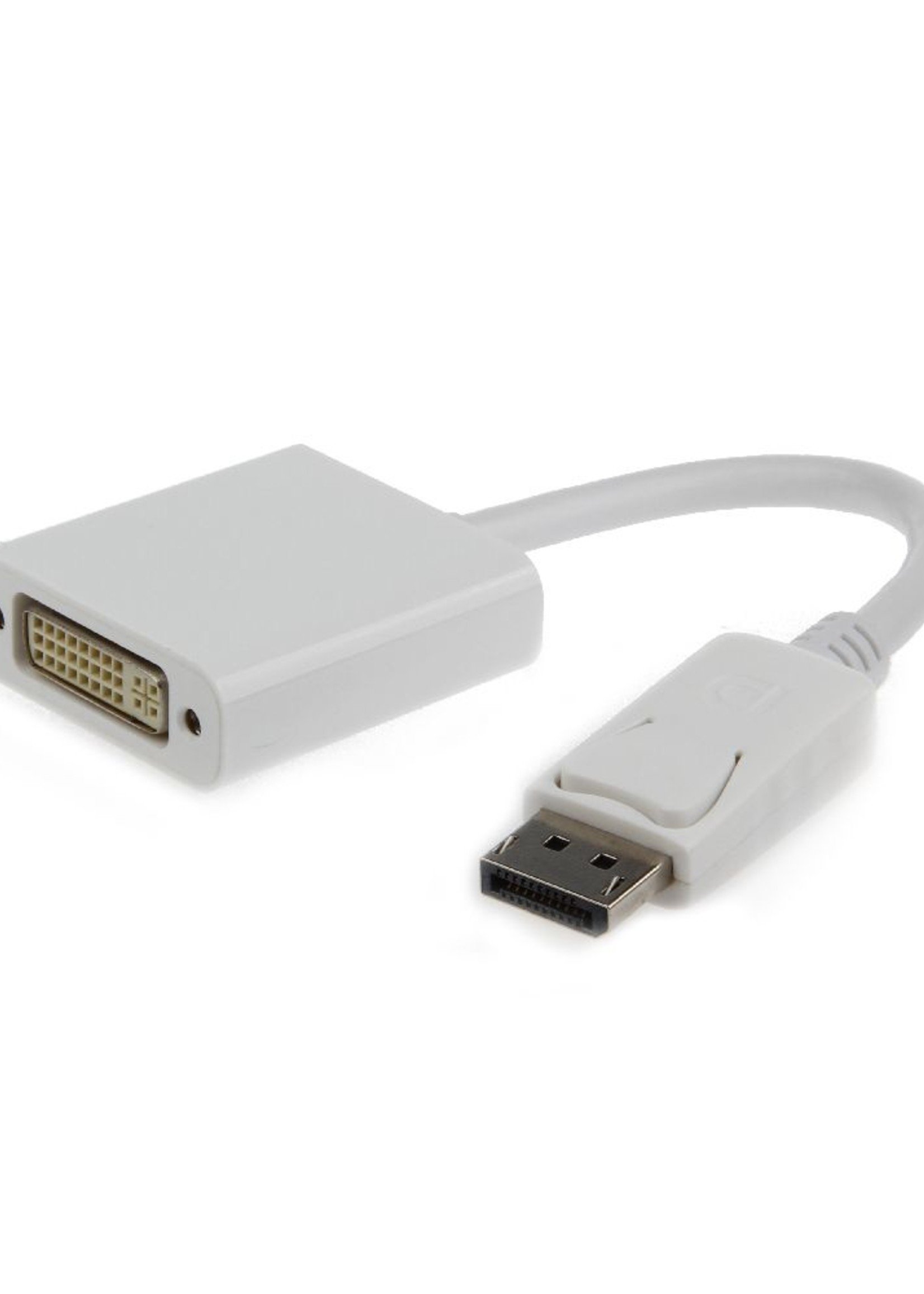 CableXpert DisplayPort M - DVI F adapterkabel 10 cm wit