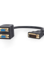 CableXpert Passieve DVI - VGA x 2 splitterkabel