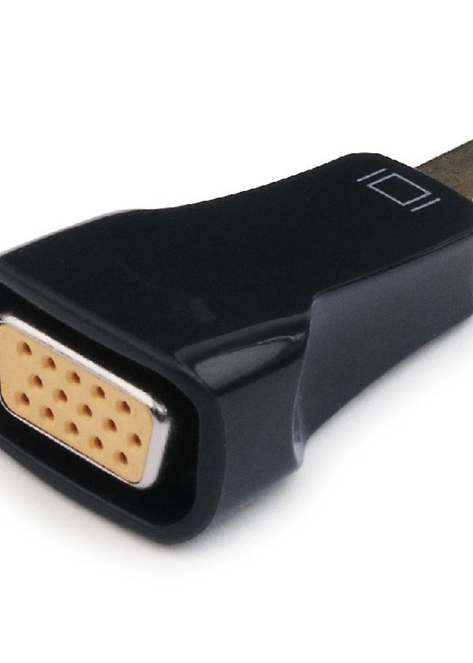 CableXpert Mini DisplayPort naar VGA adapter zwart