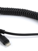 CableXpert USB spiraal-laadkabel voor iPhone, 1.5 m, zwart