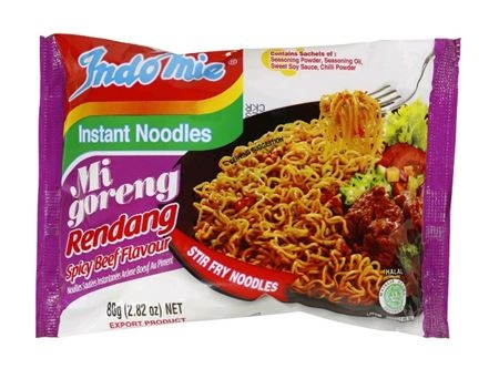  Indomie Mi Goreng Rendang 40 x 80 gram Scherpe prijzen 