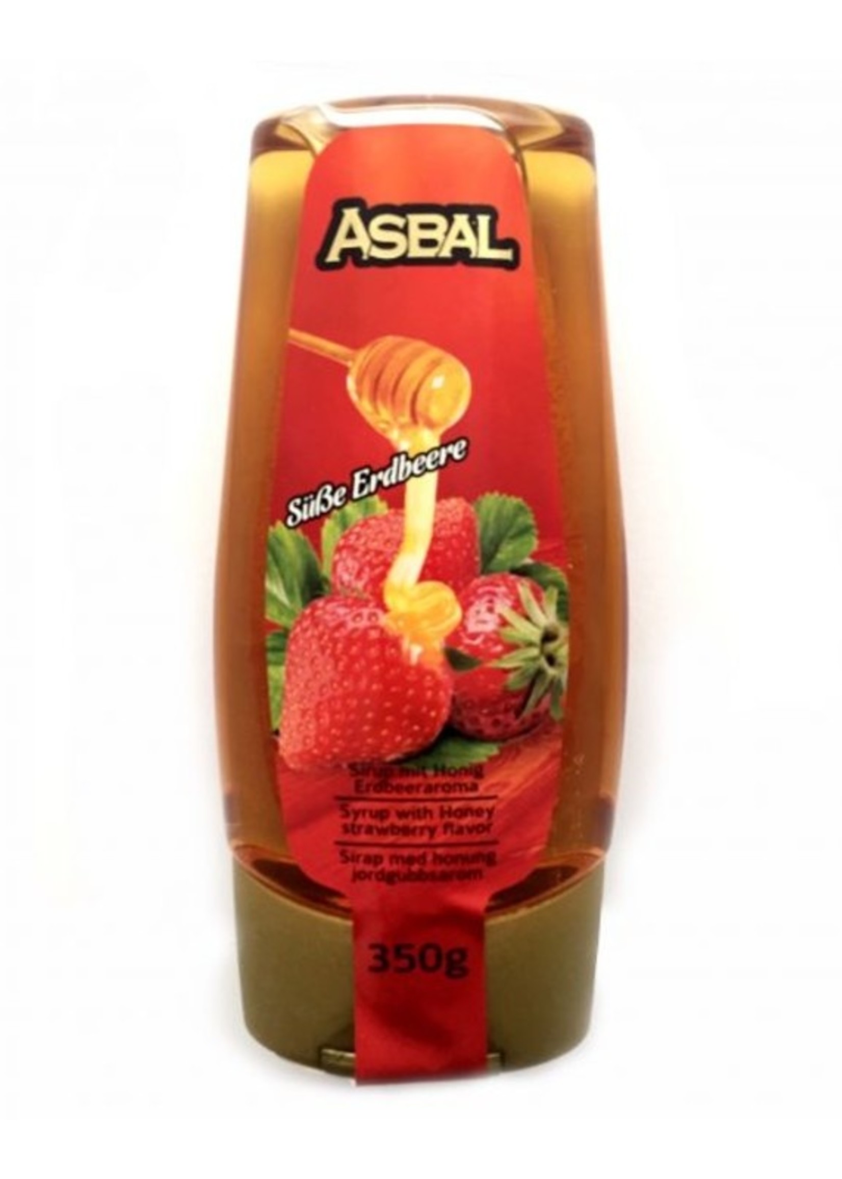 Asbal Honing Aardbei 350 gram )