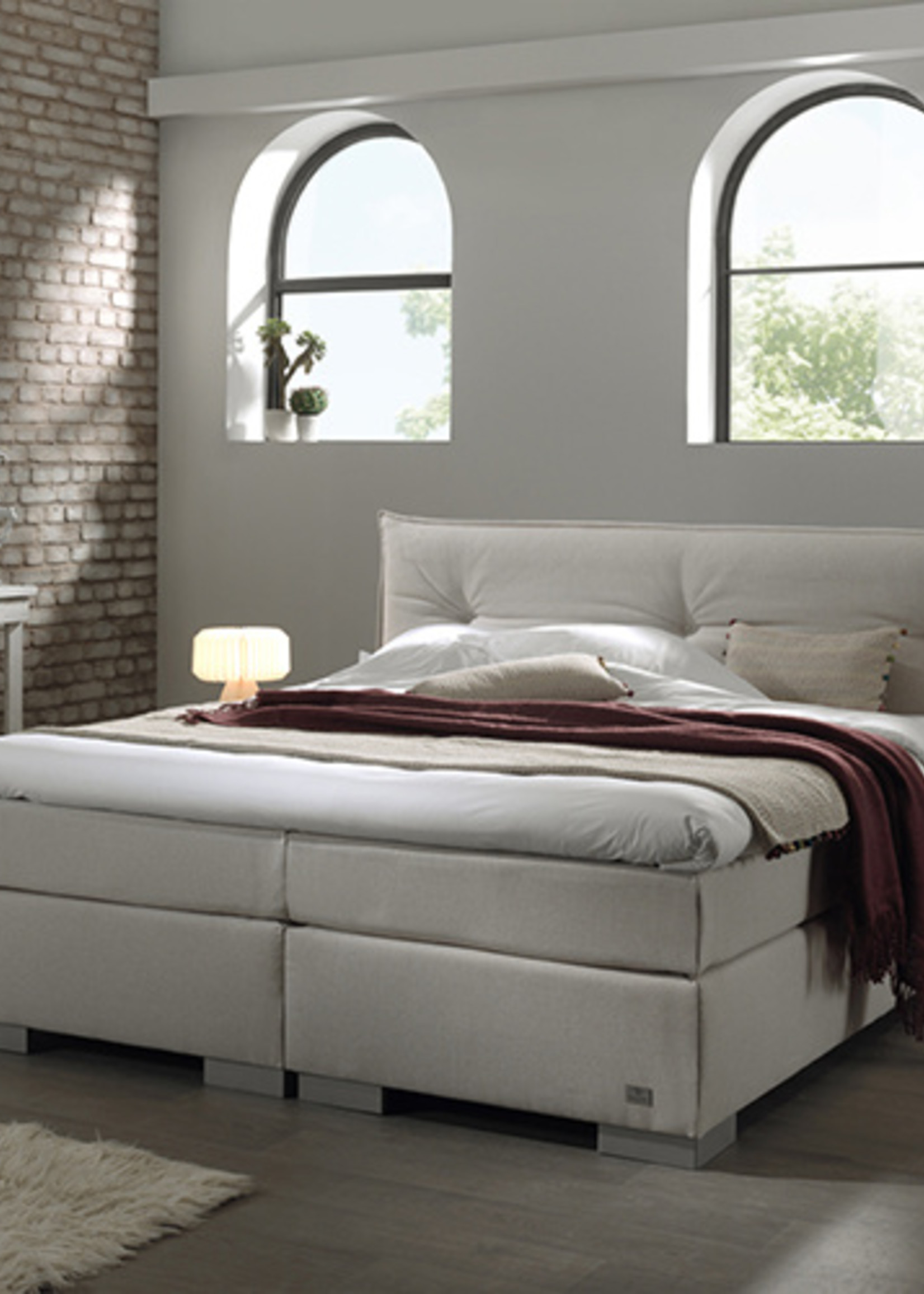 Primaviera Deluxe Boxspring Livorno Taupe