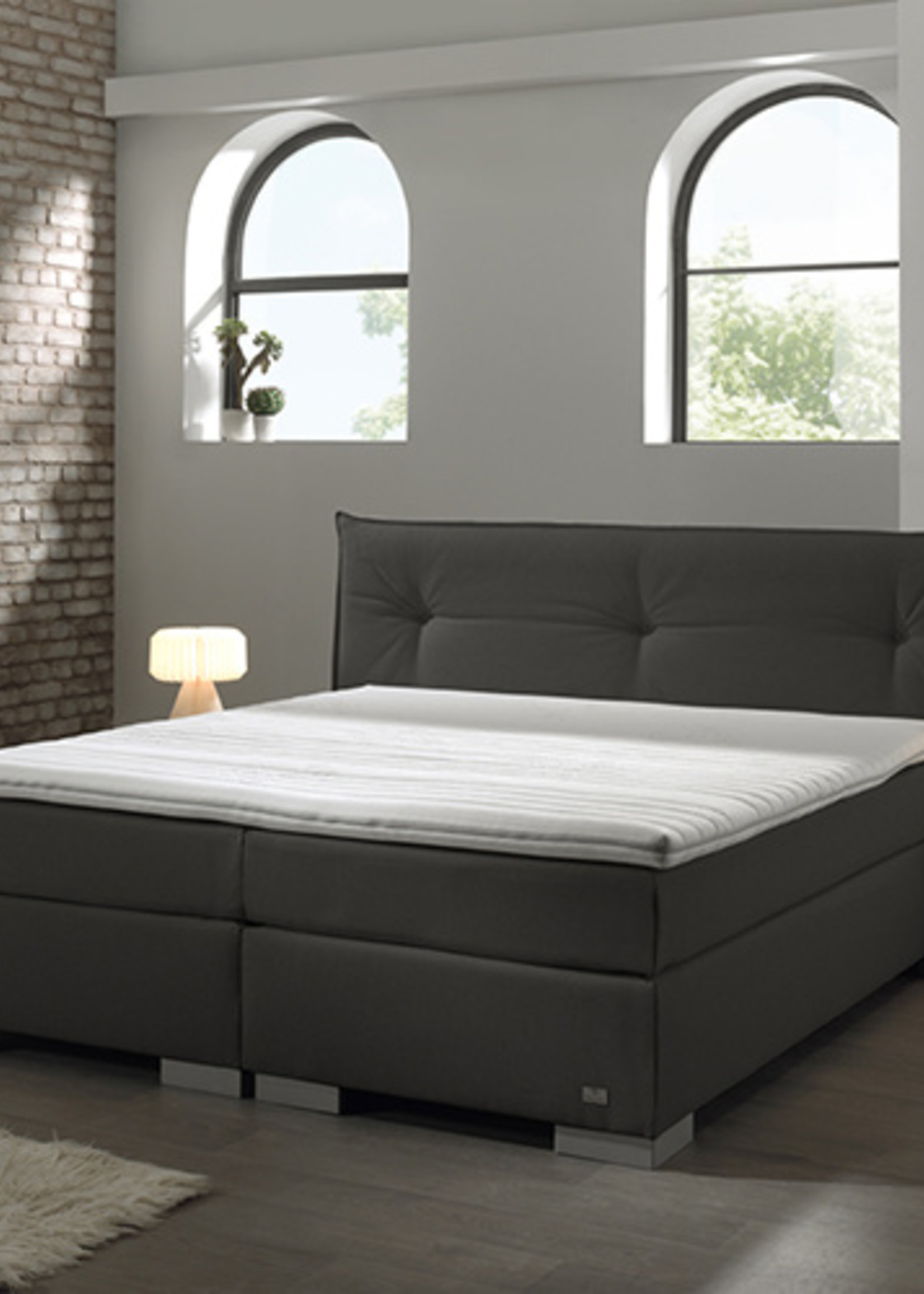 Primaviera Deluxe Boxspring Livorno Antraciet