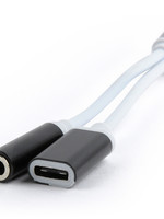CableXpert USB-C naar 3.5 mm audio adapterkabel, zwart