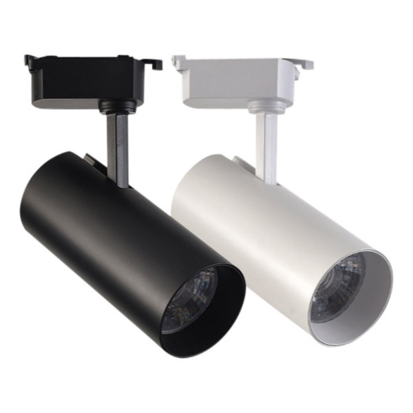 Etalage spot op rail LED 40W dimbaar zwart of wit - Leddepot.be