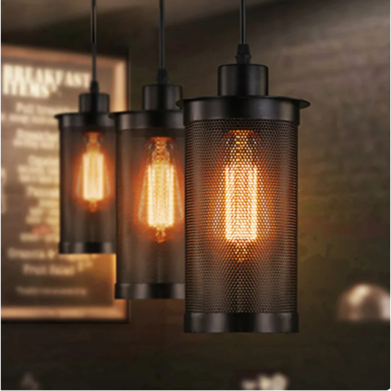 EGLO Truro 2 Hanglamp - Vintage Industrieel Design Met E27 Fitting - Zwart/Koper