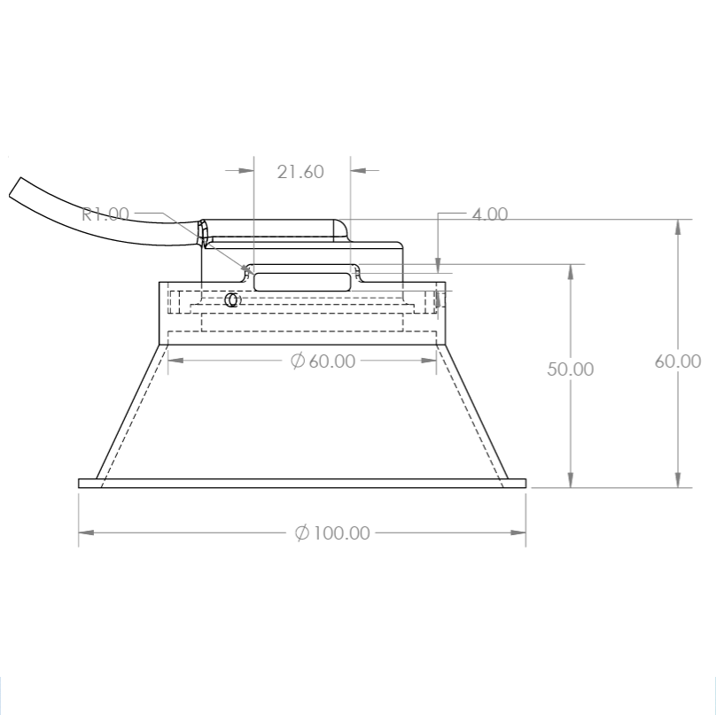inbouwspot in combinatie met lage led module