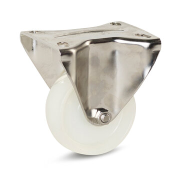 MESO Nylon fasthjul - Rostfritt stål  80 mm - 140 kg