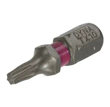 Dynaplus - Skruvbit 25MM - TX-10 Rosa (10 st)