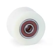 MESO Pallrulle i nylon 80x50 - Axelns diameter 17mm - Kullager - Lastkapacitet