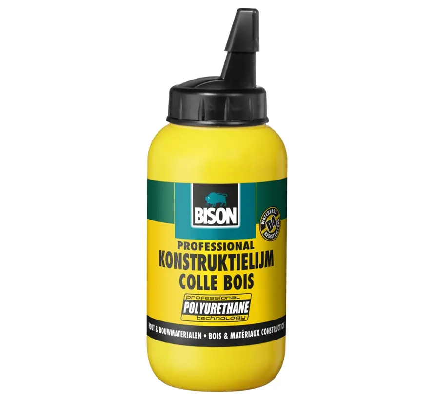 Bison - Konstruktionslim Polyuretan D4 Vattentät - 250g