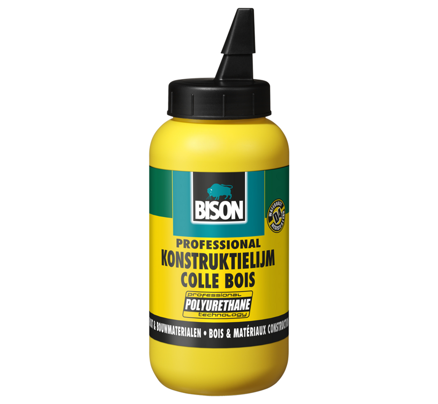 Bison - Konstruktionslim Polyuretan D4 Vattentät - 750g