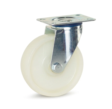 Länkhjul i nylon med toppskiva - 80 mm - 130 kg