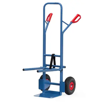 Fetra Fetra Stolvagn Pneumatiska däck 260 x 85 mm - Armstöd infällbara