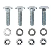 MESO Monteringssats M8 - 4x Låsbult - 4x Mutter - 4x Bricka