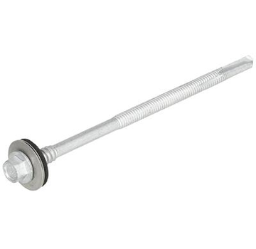 Tak & fasad - Skruvar för sandwichpaneler av bimetall för stål - BP5 - 6,3/5,5 x 170 mm - Helgänga (20 st)