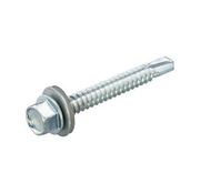 Tak & fasad - Monteringsskruvar för stål - 6,3 x 50mm - Förzinkad - Guldgänga (100 st)