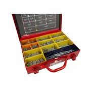 Dynaplus - Sortiment hylsskruvar - TORX - Galvaniserad - 1 604 delar