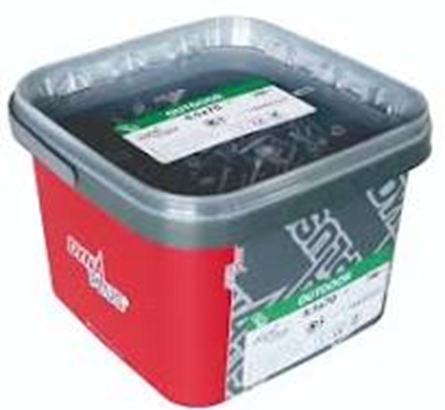 Dynaplus - Uni-skruvar - Torx 25 platt huvud - 5 x 100mm/55 - AR-belagd (300 st)