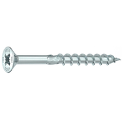 Heco Topix-Plus skruvar - Pozidrive platt försänkt huvud - 6x 110mm - Delgänga (100 st)