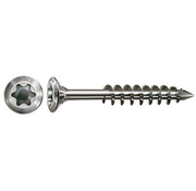 Spax - Gavel- och staketskruvar - Torx 20 linshuvud - 4,5 x 40 mm partiell gänga - rostfritt stål (200 st)