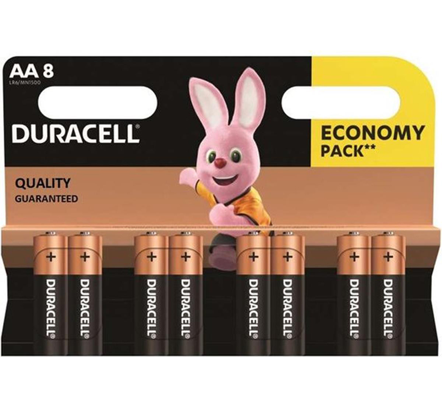 Duracell - AA-batteri (8 stycken)