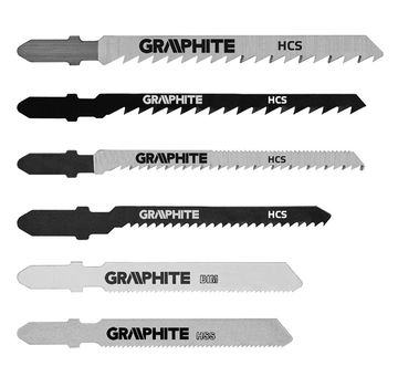 Graphite - Sticksågsbladssats - 6 delar