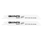 Graphite - Sticksågblad - 18 TPI - 150x19x0,9mm (2 stycken)
