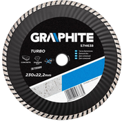 Graphite - Turbo Wave - Diamanthjul - 230x22,2x6,0x3,1 mm